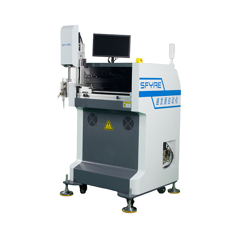 視覺在線自動跟隨動態點膠機