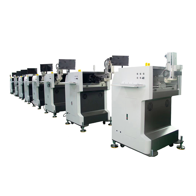 視覺在線自動跟隨動態點膠機